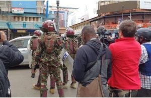 Chaos at Nakuru’s Railways Bus Stage as Youths Clash With Police